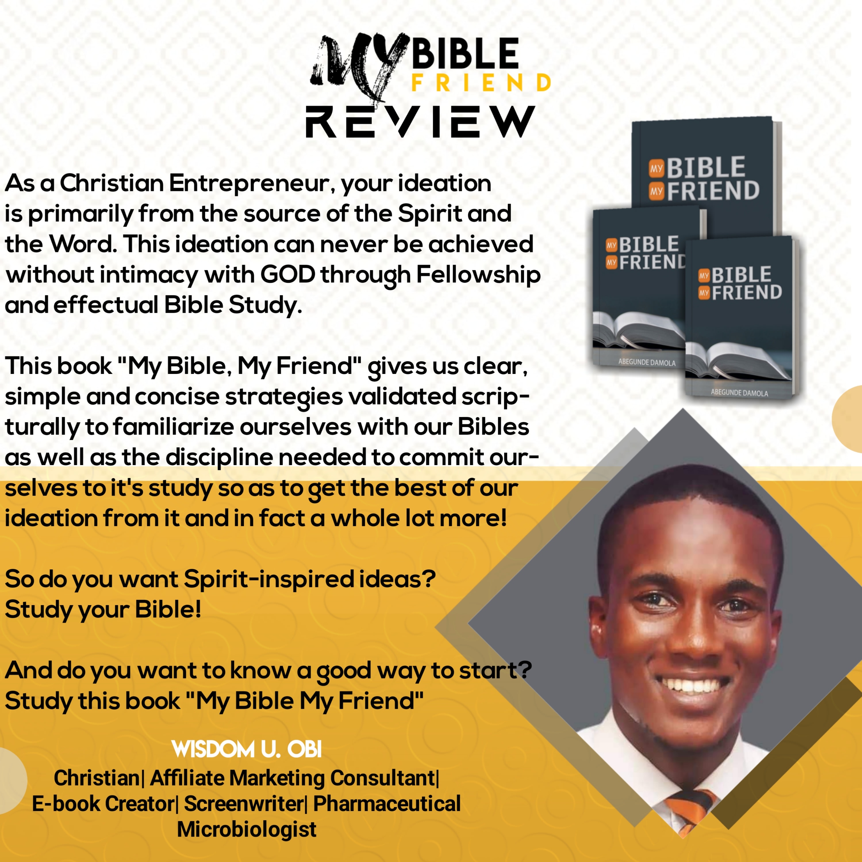Now Available!!! MY BIBLE, MY FRIEND by Pastor Damola Samson (Book) 11